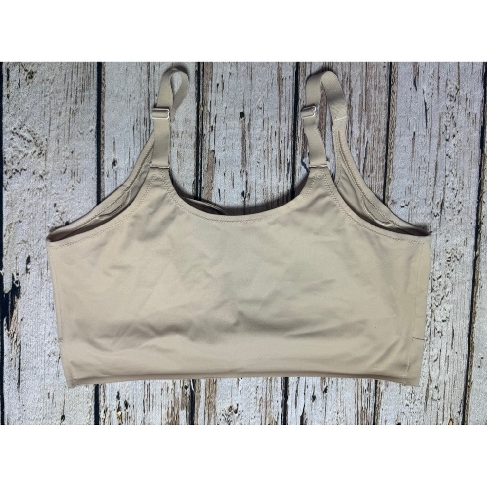 Ruby Ribbon Original Demiette Bra Size 44 Nude Wireless 3067 Comfort Support - Picture 4 of 6